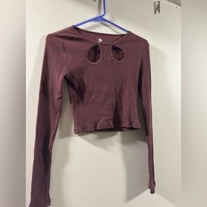 5 Star Cut out Crop Top